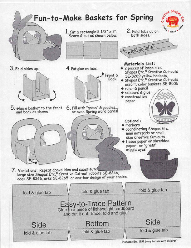 SHAPES ETC. Small Cut-Out Set - Palm Sunday-1