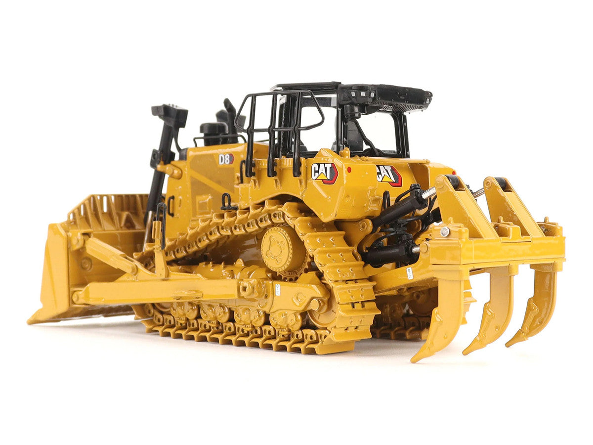 CAT Caterpillar D8 Track-Type Dozer (Standard Configuration) Yellow "High Line" Series  1/50 Diecast Model by Diecast Masters-1