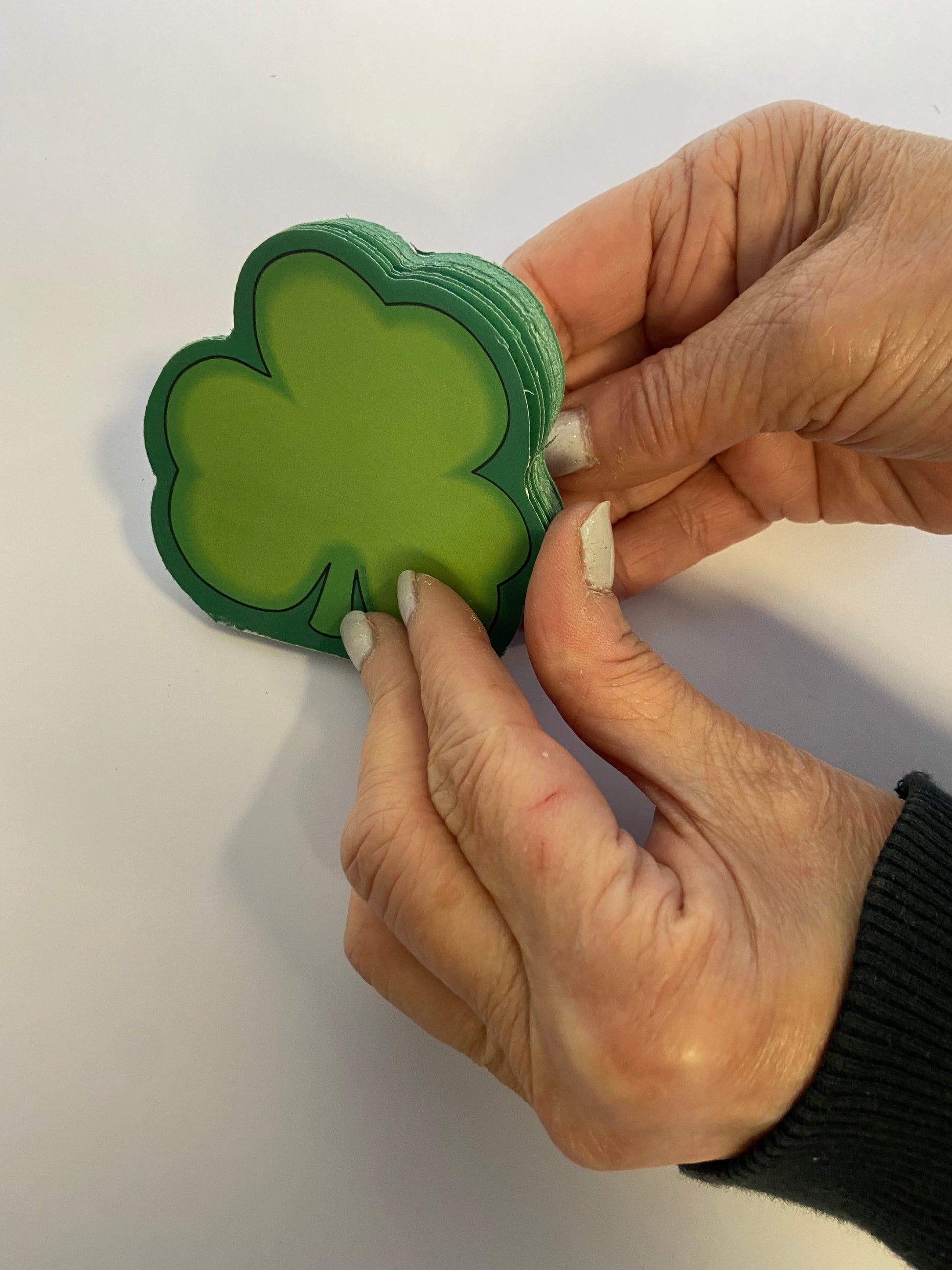SHAPES ETC. Mini Notepad - Shamrock-3