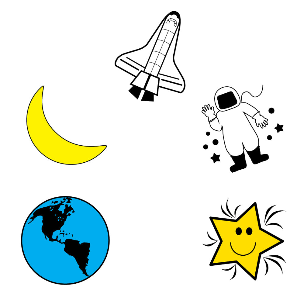 SHAPES ETC. Incentive Stamp - Space Set-3
