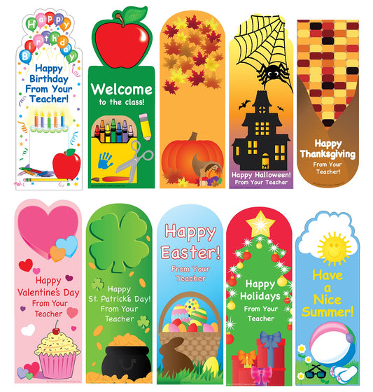 SHAPES ETC. From Your Teacher Bookmarks - Set of 10-0
