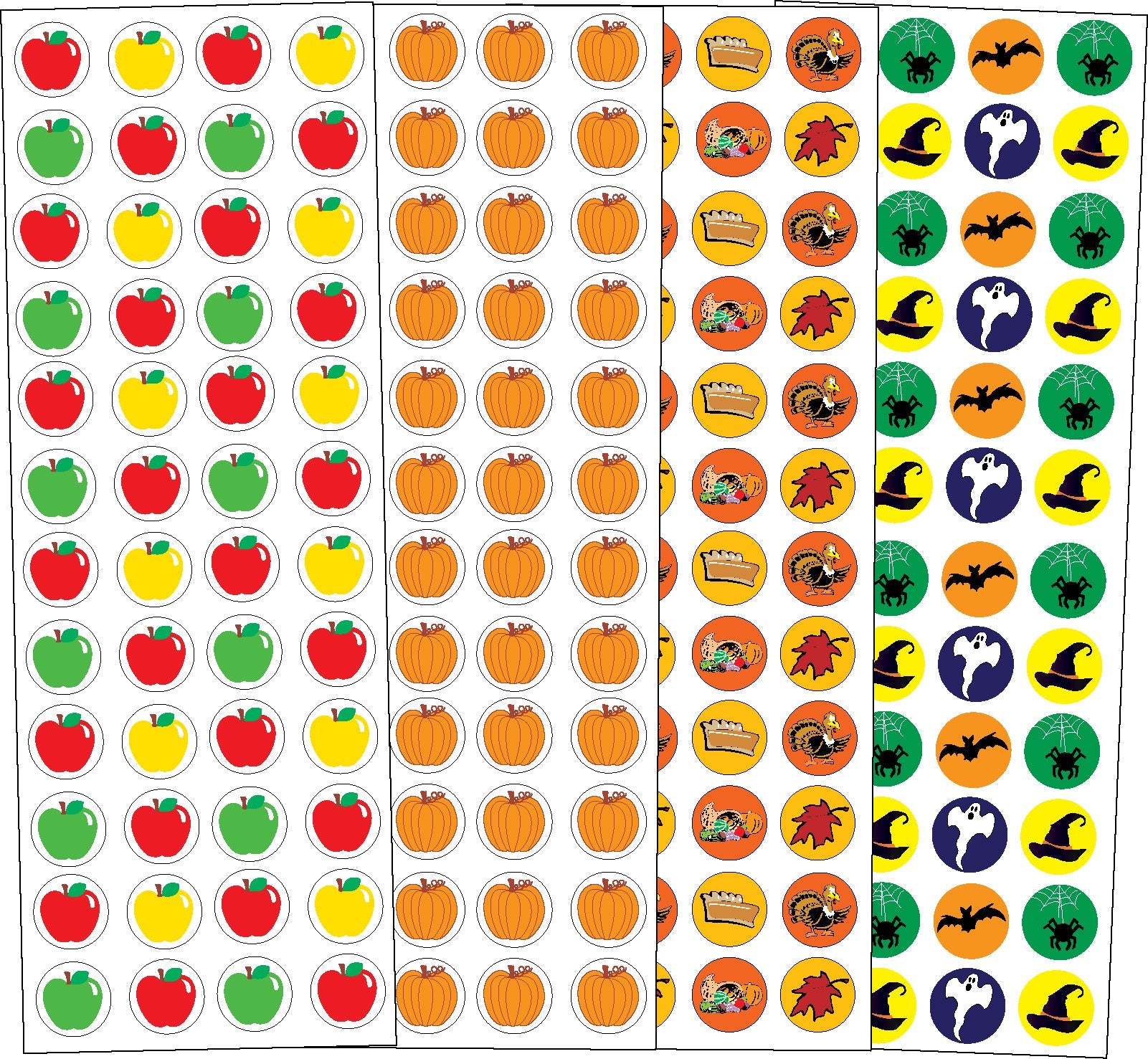 SHAPES ETC.SHAPES ETC. Sticker Set - Fall-0