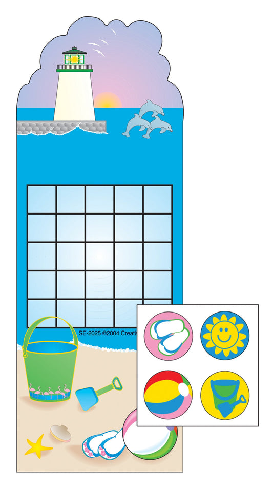 SHAPES ETC. Incentive Sticker Set - Beach-0