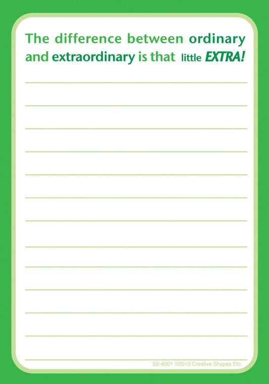 SHAPES ETC. Notes & Quotes - Little Extra-0